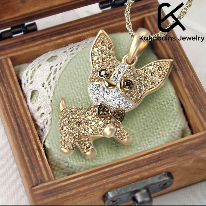 Милая животная корги собака кулон аксессуары элегантное женское ожерелье