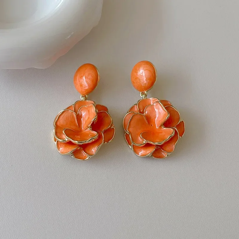 Женские серьги-гвоздики Draweye изысканные Винтажные серьги в Корейском стиле