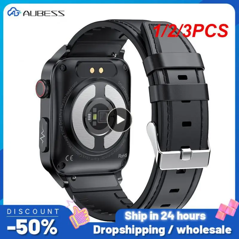 

1/2/3PCS New E500 Blood Glucose Smart Watch ECG Monitoring Blood Pressure Body Temperature Smartwatch Men IP68 Waterproof