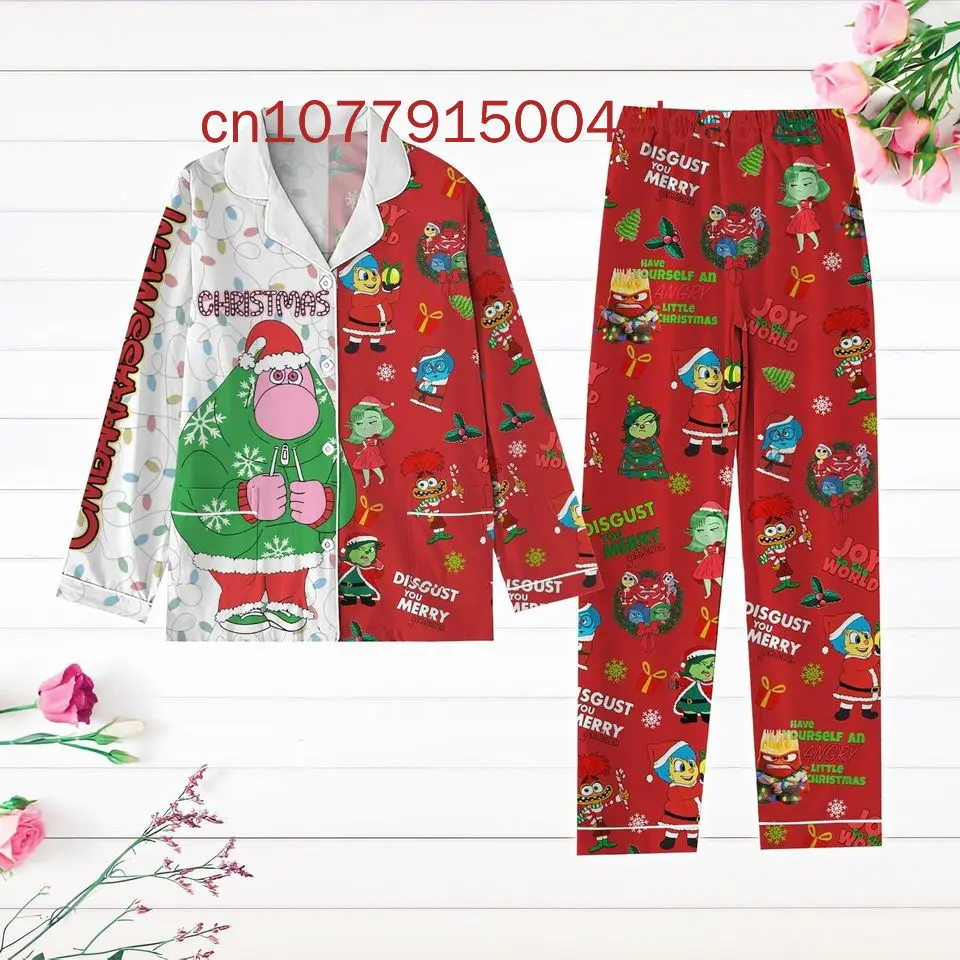 Пижамный комплект Disney Villains с персонажами повседневная мужская и женская рубашка