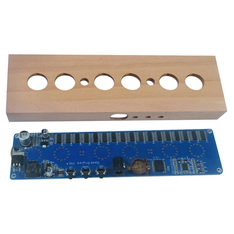 APWIKOGER IN14 Nixie Tube Часы из бука