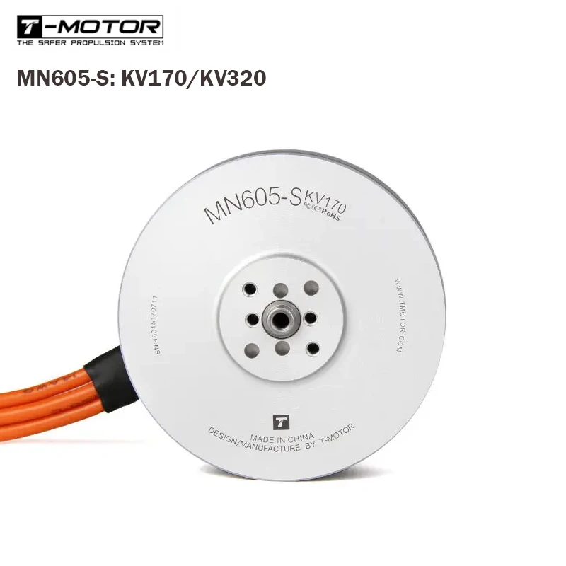 

T-motor MN605-S KV170 KV320 2 шт./комплект, водонепроницаемый телефон для многовинтового гоночного дрона VTOL