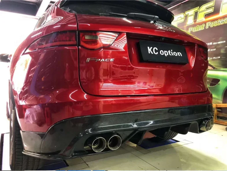 Диффузор для заднего багажника из настоящего углеродного волокна разветвитель