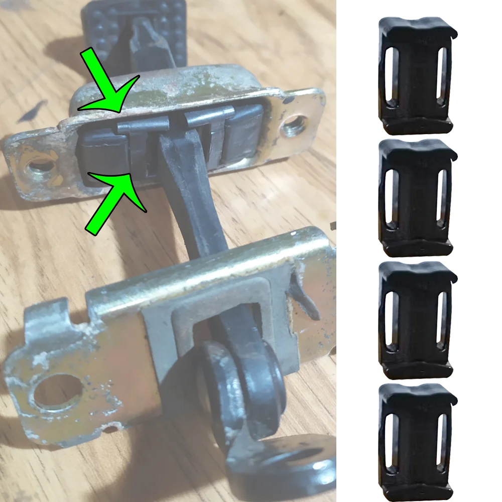 

4х ремешок для проверки двери автомобиля, Ремонтный комплект, стопор, амортизирующий зажим, нейлон для Hyundai SONATA IV-VI EF NF YF 1998 1999 2000 -2013 для 2 дверей