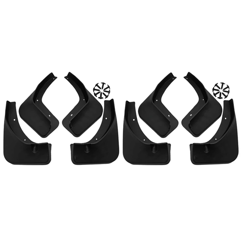 

8 PCS Front Rear Car Mudflaps For MG ZS MGZS 2017 - 2019 Fender Mud Guard Flaps Splash Flap Mudguards Accessories
