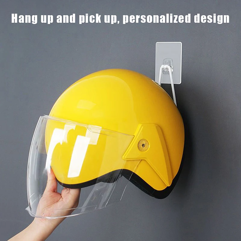 Вешалка для мотоциклетного шлема настенное крепление металлический держатель