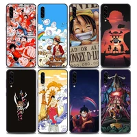 japan anime one piece luffy phone case for samsunga10 e s a20 a30 a30s a40 a50 a60 a70 a80 a90 5g a7 a8 2018 soft silicone
