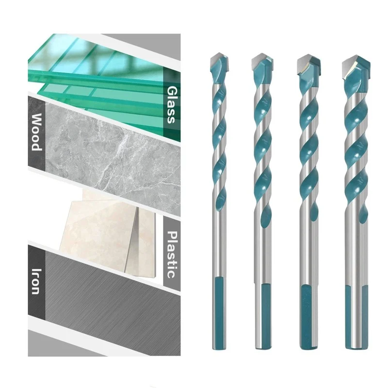 

Drill Bit Multi-function Triangle Drill for Ceramic Tile, Concrete, Wall, Metal Wood Drilling Hole Cutter Glass Drill Bit