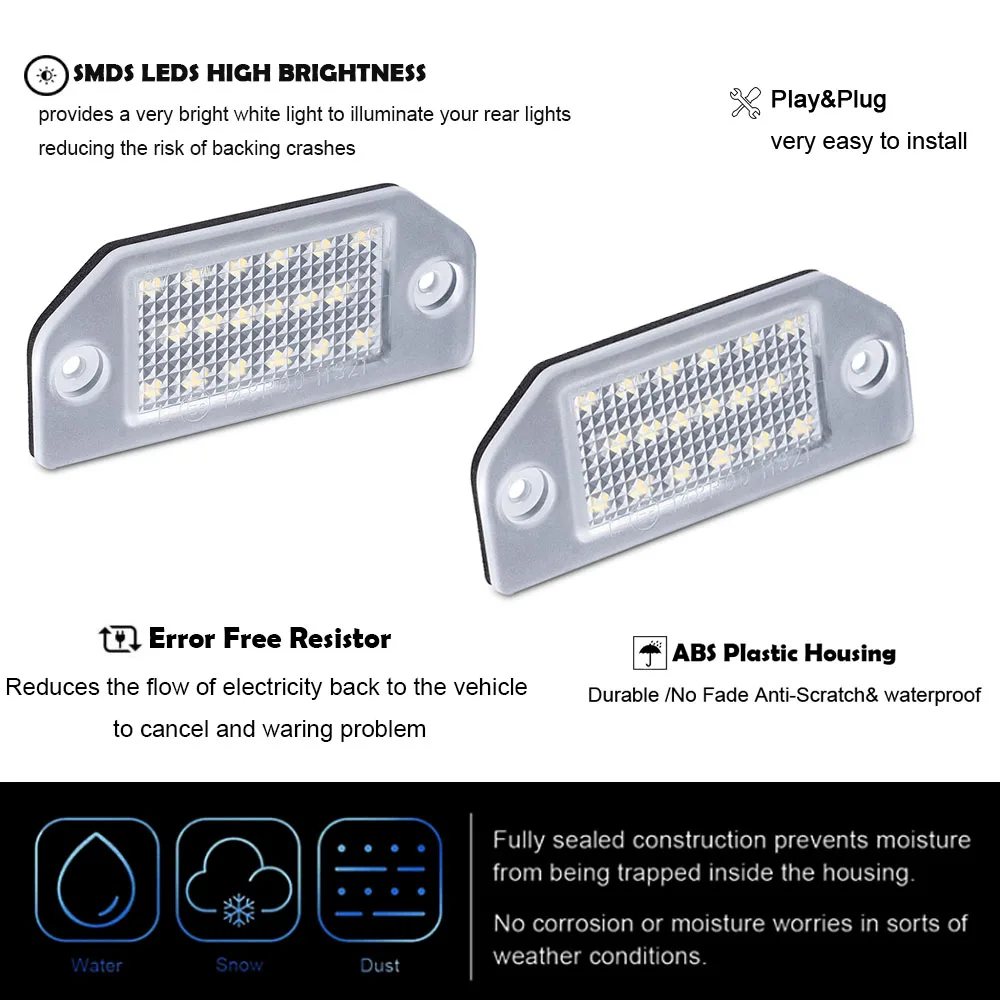 2 шт. задние парковочные фонари для VW PASSAT B5 Sedan 6000K задний фонарь стоп-сигнала