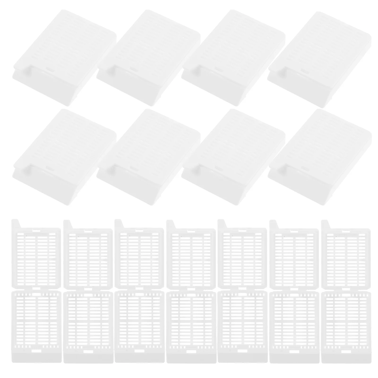

200PCS Embedding Cassette Tissue Embedding Cassettes Scientific Cassettes ( White )