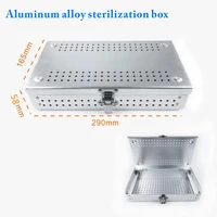 sterilization tray box case disinfection box aluminium alloy surgical instruments box