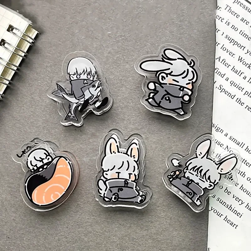 

Jujutsu Kaisen Inumaki Toge Acrylic PP Clip File Clips Kawaii Document Storage Pretty Clip Anime Stationery School Supplies Gift