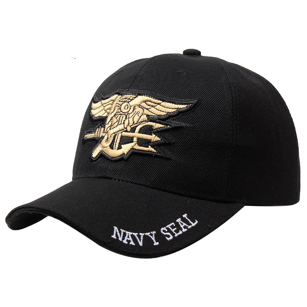 

New High Quality Badge Embroidery Baseball Cap NAVY SEAL Hat summer Man Woman Cotton Adjustable Dad Hat Male Trucker caps