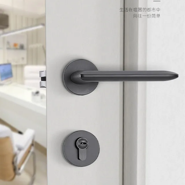 

Lock Lock New Bathroom Split Door Bedroom European-style Lock Handle Simple Silent Door European-style Handle