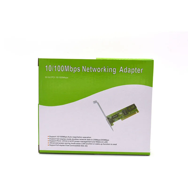 PCI сетевая карта компьютер Встроенный 10/100M Ethernet 100 Мбит/с Бесплатный драйвер