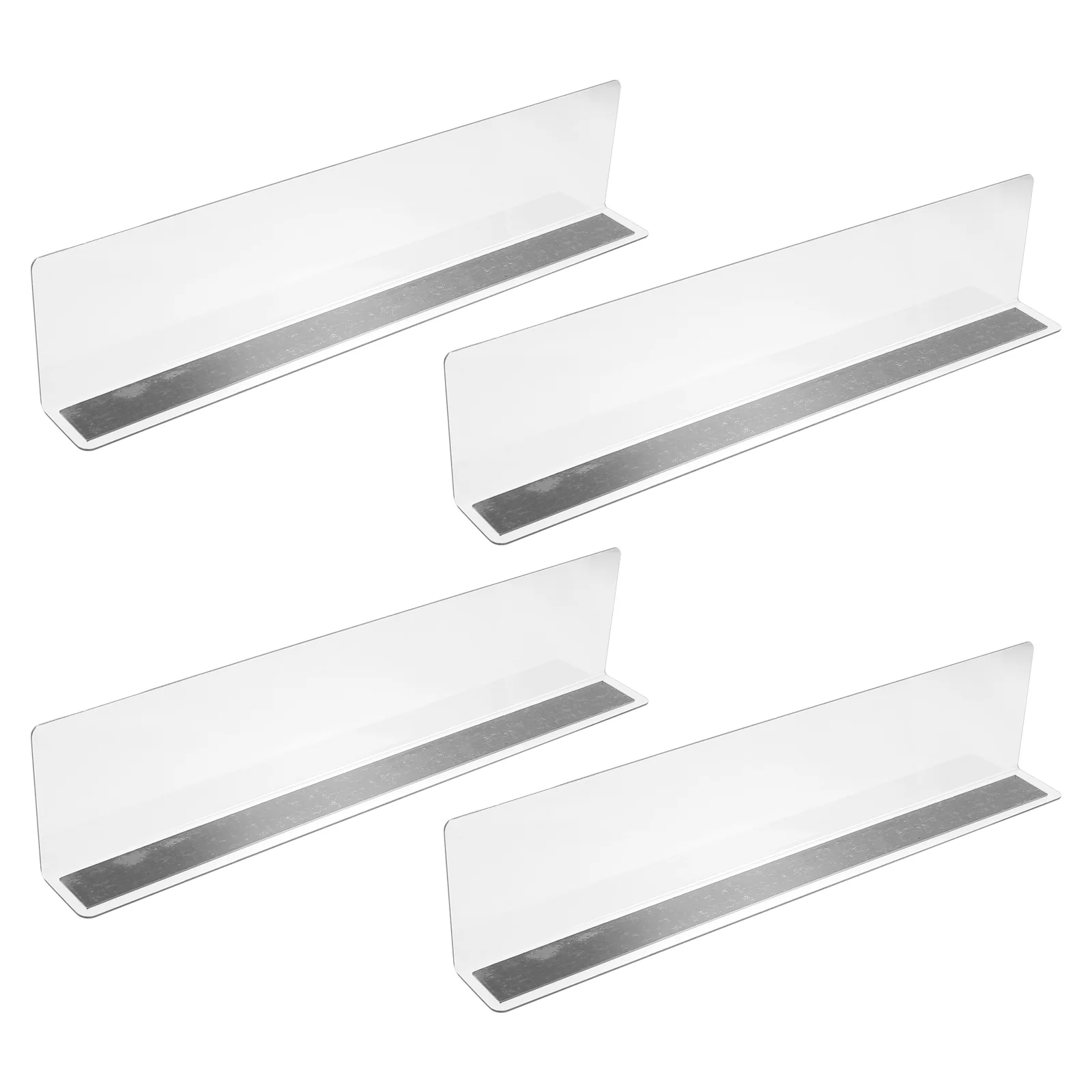 

Shelf Divider Goods Classification Boards L-shaped Side Commodity Clapboard Plastic