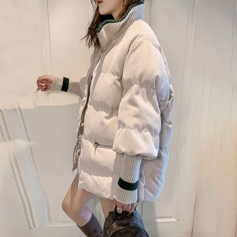 Winter Women's Cold Coat Parkas Super Hot Coats Corduroy Jackets Harajuku Cheap Wholesale Women Clothes Korean Fashion Loose
