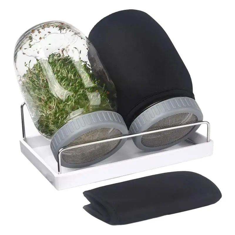 

2 шт., стеклянные крышки для прорастания семян, 950 мл