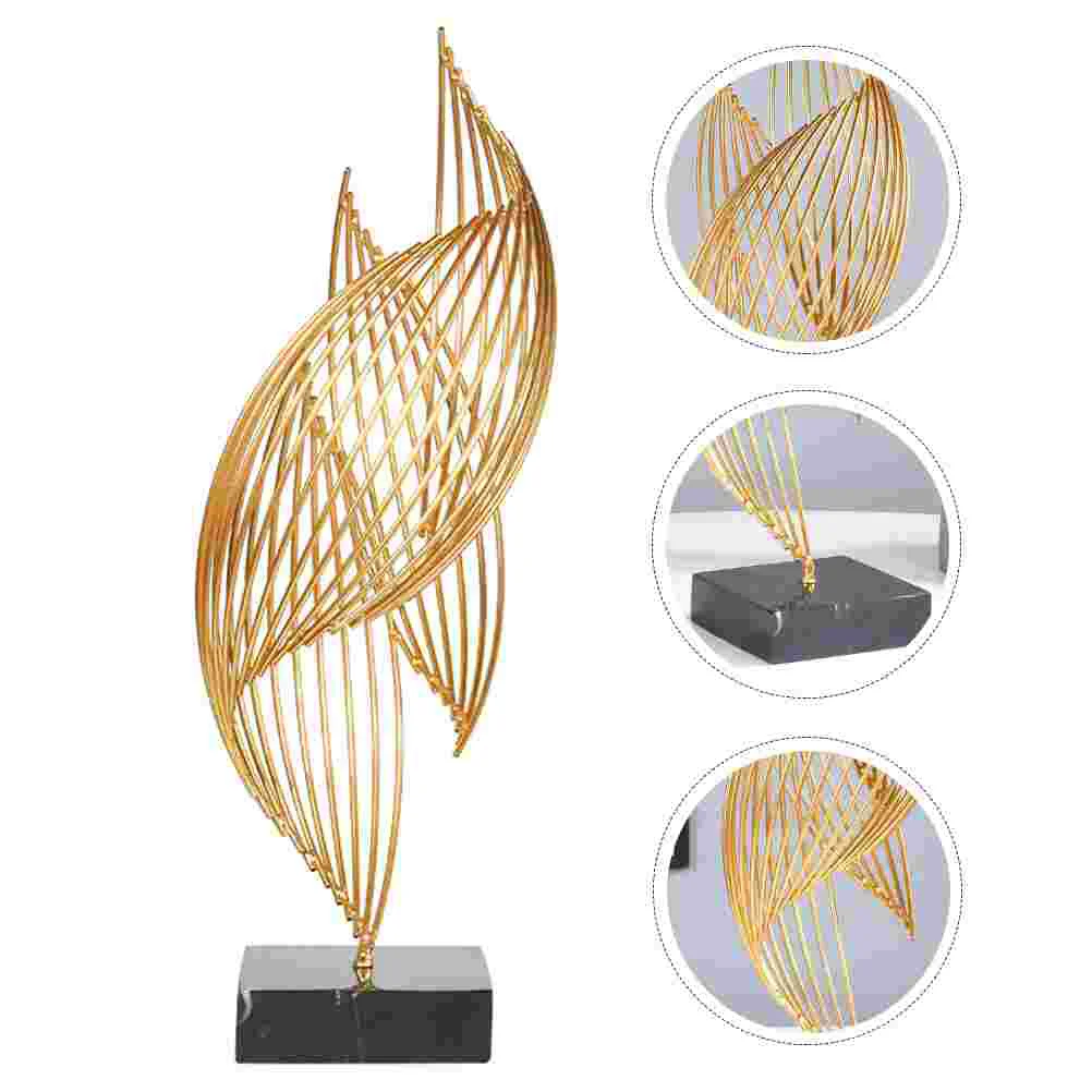 

Искусственный металлический раковинный орнамент, металлическое основание, полый раковины, настольное украшение
