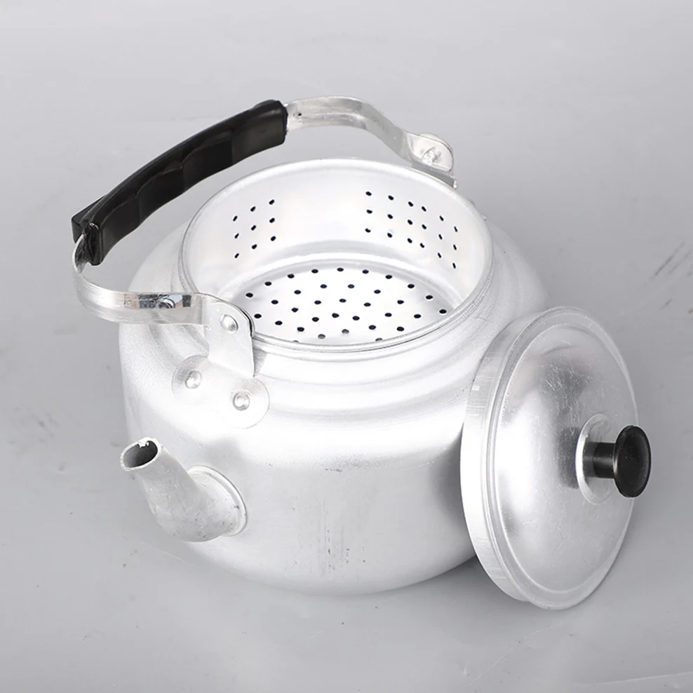 Portable Korean Rice Wine Jug Aluminum Alloy Teapot With Tea Strainer Home Gas Boiling Water Kettle
