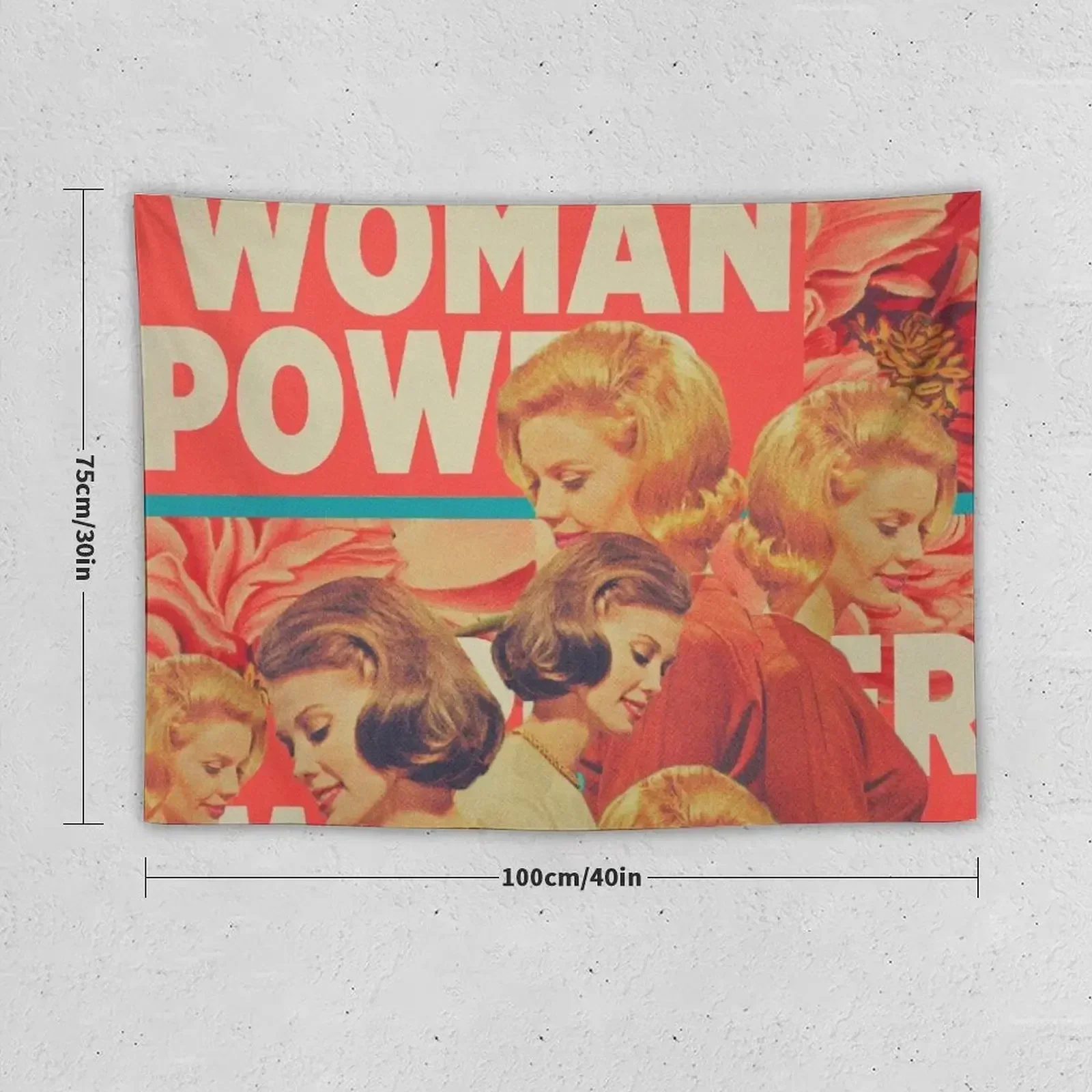 Женский гобелен Power украшение стены обои домашний декор