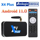 ТВ-приставка UGOOS X4 PRO X4 PLUS X4 CUBE Android 11.0 4 ГБ 32 ГБ Amlogic S905X4 телеприставка 1000M 4K HD медиаплеер ТВ-приемники
