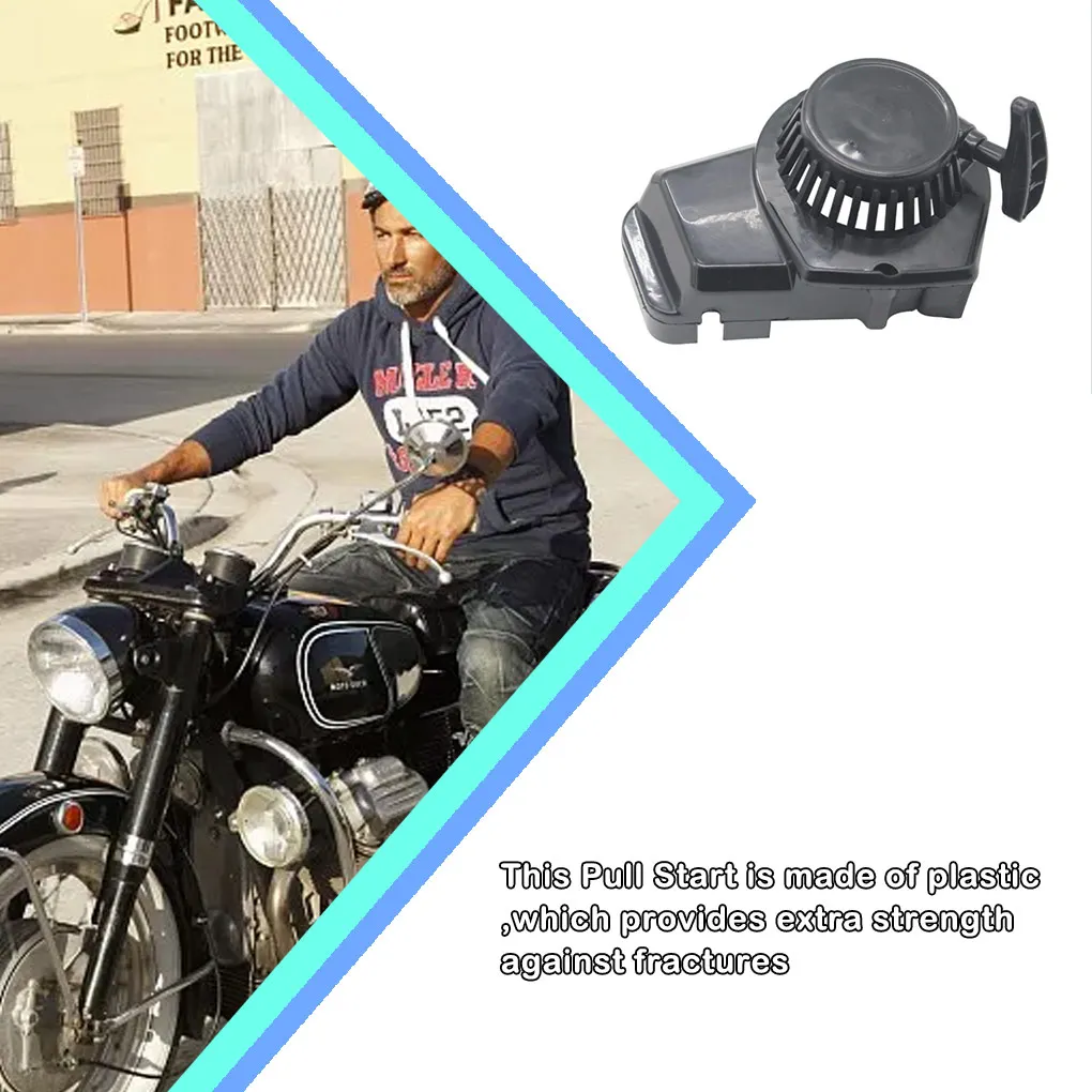 

Pull Start Cover Waterproof Starter Lid Wear-resistant Recoil Cover Good Sealing High Strength Mini Pocket Dirt Bike