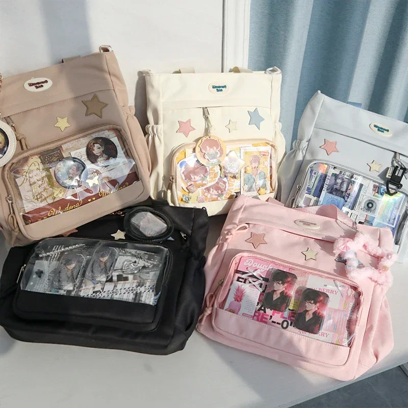 Сумка Ita 2024 простая однотонная Холщовая через плечо вместительные сумки на для