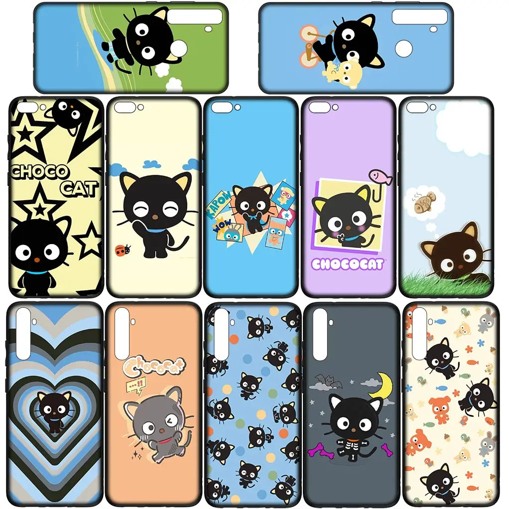 Chococat Choco cat Wallpaper Silicone Coque Phone Cover for Xiaomi Redmi Note 9 8 11 Pro 4G 5G 9S 11S 9A 9C NFC 9T 8A Soft Case