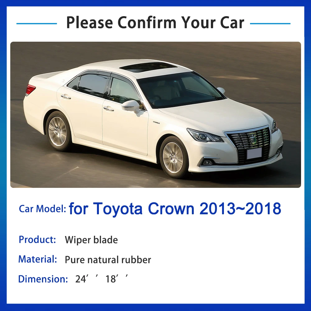 Аксессуары для Toyota Crown S210 210 2013 2014 2015 2016 2017 2018 передние стеклоочистители лезвия