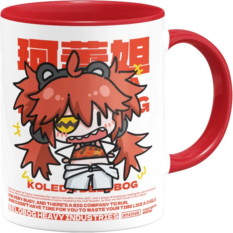 Игра Zenless Zone Zero Косплей Koleda Belobog Merch чашка симпатичная керамическая печать кофе