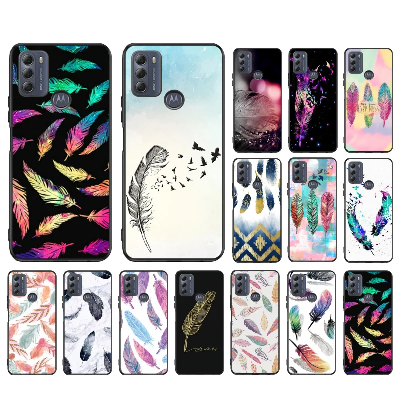 

Feather Case for Motorola G22 G60 G52 G100 G Stylus G30 G10 G20 G50 GPure E32 E20 E40 E7Power Edge20 lite Pro OneAction