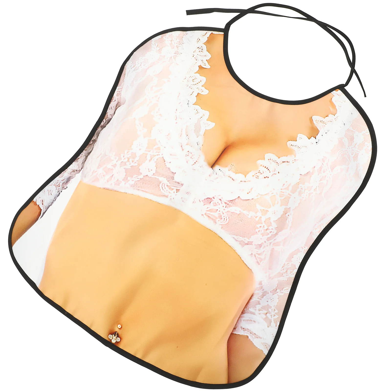 

Adult Gifts Funny Bib Washable Protective Case Household Dinner Waterproof Bibs White Folding Clothing Protector Elder