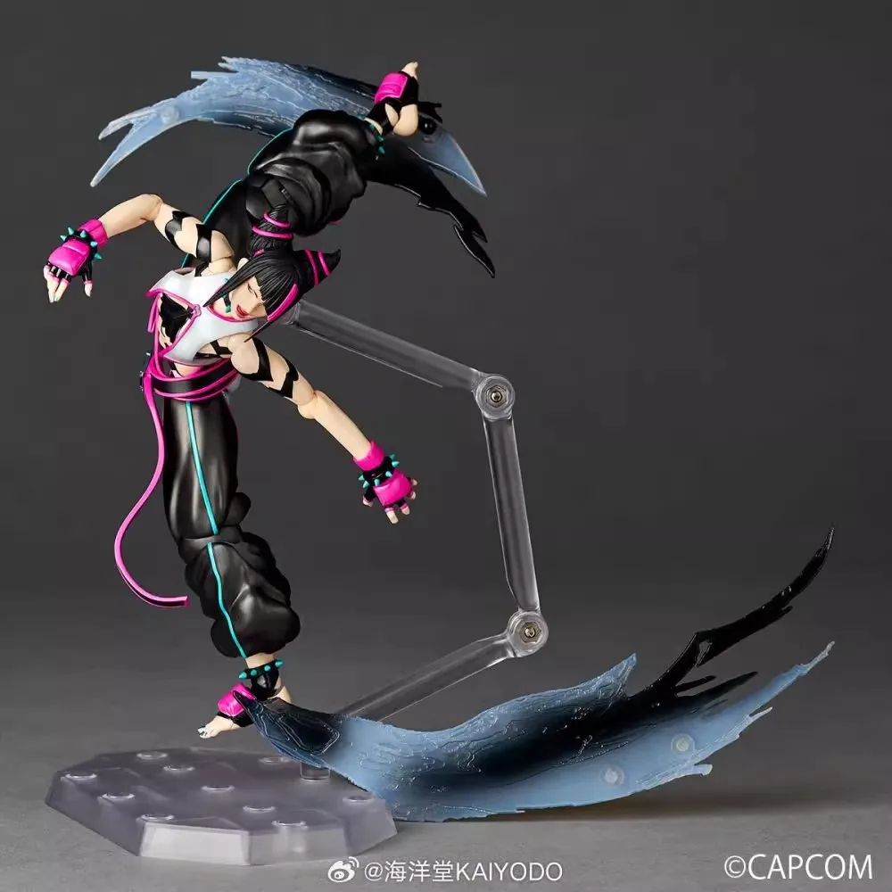 Фото В наличии Originate Kaiyodo Han Juri подвижная модель игрушки Revoltech AMAZING YAMAGUCHI SF6 №4