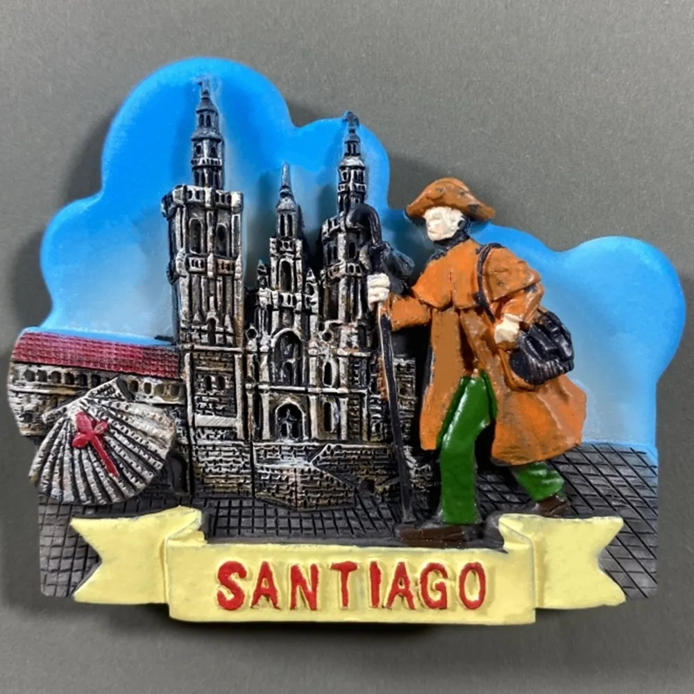 Европа Испания 3D магнит на холодильник туристические сувениры наклейки