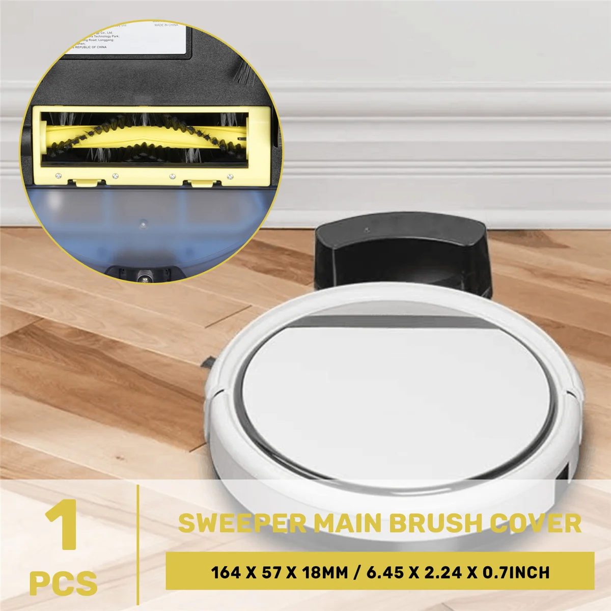 Желтый чехол основной щетки подметальной машины подходит для ILIFE A4 A4S T4 X430 X432