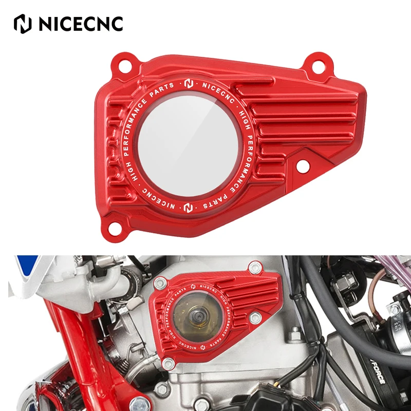 

NICECNC Motorcycle Power Valve Cover Guard Protection With Gasket For BETA 250 300 RR XTRAINER 2013-2022 2021 2020 2019 Aluminum