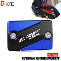 for honda crf1000l crf 1000 l 2016 2017 motorcycle accessories cnc aliminum rear brake fluid reservoir cap cover
