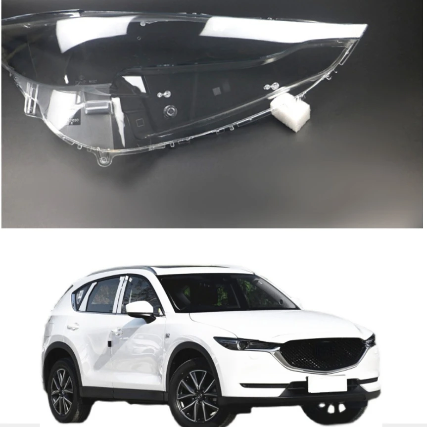 

For Mazda CX-5 CX5 2017 2018 2019 2020 Car Headlight cover Headlamp Lens Auto Shell Cover