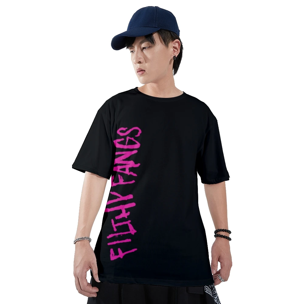 Футболка Bella Thorne Filthy Fangs с круглым вырезом и короткими рукавами черная футболка