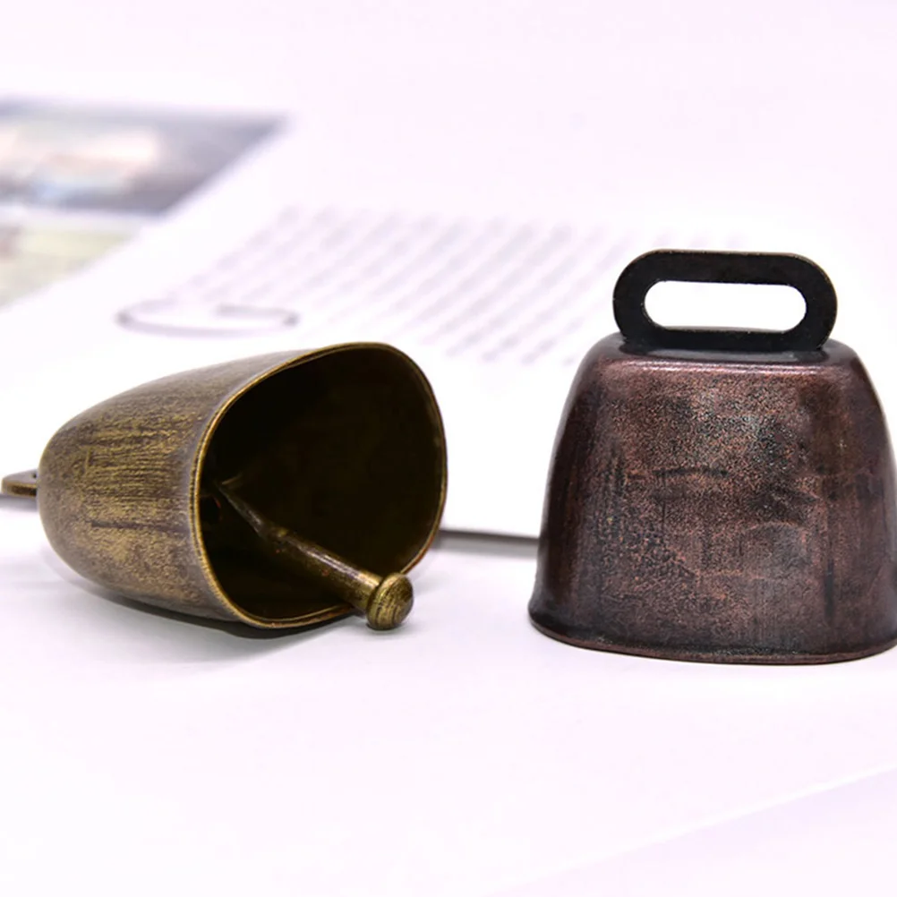 4 шт. латунный металлический колокольчик-корова железный пасущий животный