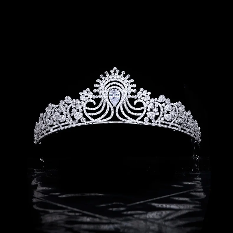 

Wedding Chinese Style Headdress Bridal Wedding Zircon Wedding Crown Wedding Accessories Personalized Baroque Hair Accessories