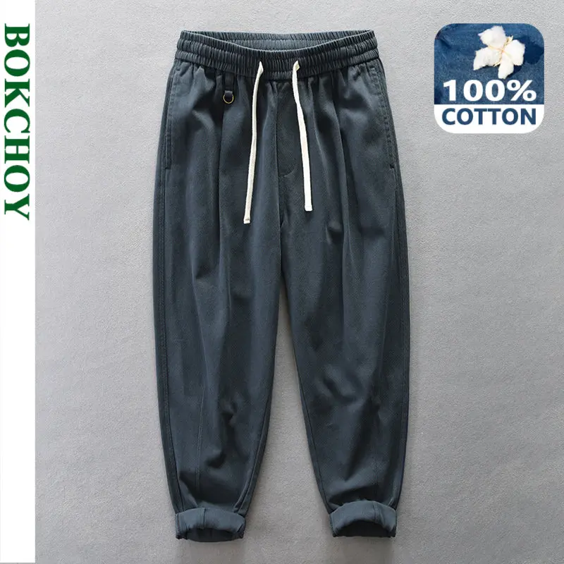 

2022 Autumn Winter New Men's Sports Pants Casual Sweatpants Cotton Comfortable Fashion Multi-pocket Trousers AZ612