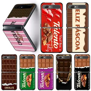 phone case for samsung galaxy z flip3 5g z flip 3 5g zflip cover cellphone shell fundas food tastiness chocolate nutella bottle free global shipping