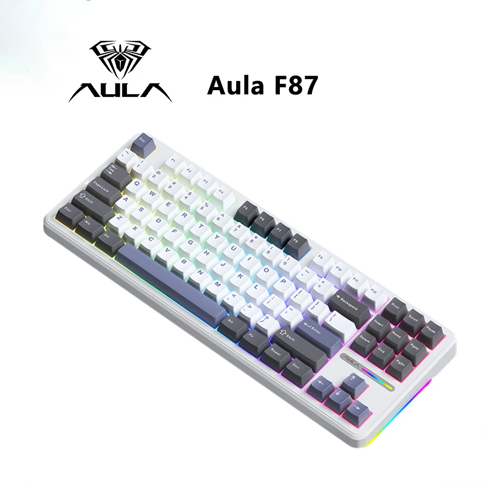 

Клавиатура игровая механическая, Bluetooth, Rgb-подсветка, три режима
