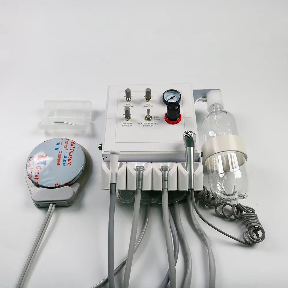 Стоматологическая турбина мобильная трубка с 2 отверстиями или 4 настенная для