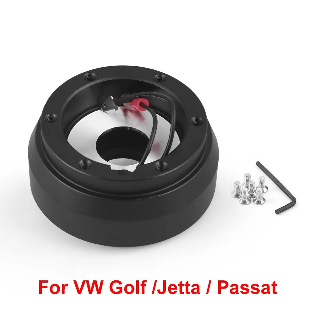 Фото Адаптер короткой ступицы рулевого колеса черный для VW Jetta 85-98 Golf 1989-1998 MK2 MK3 №1