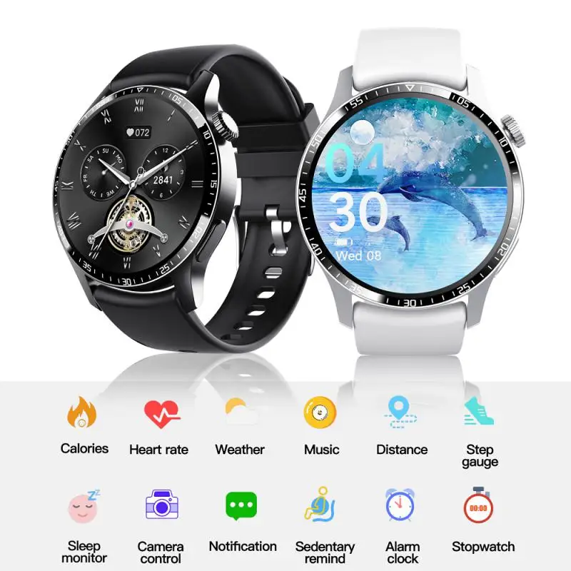 

Niwevol Smart Watch 2022 NFC Smartwatch Calls Watches Men Fitness Bracelet 1.32inch Multi-Sport Mode Custom Watch Face