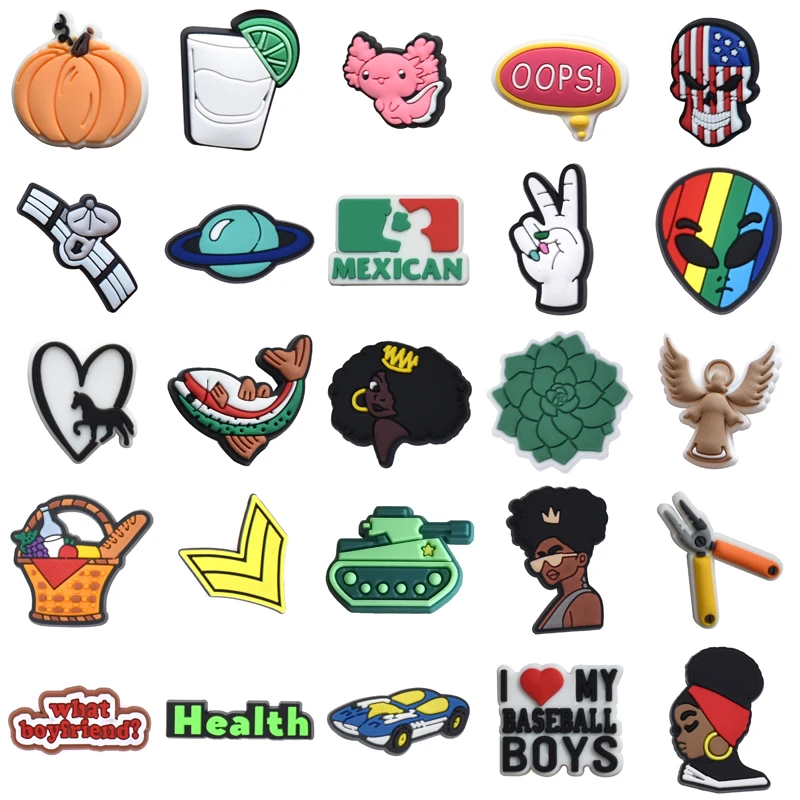 

Decorations for Crocs Para Pins Shoes Accessories Packs Wholesale Bulk Kids Set Jeans Men Girl Gifts Shoe Charms Women Charm Boy
