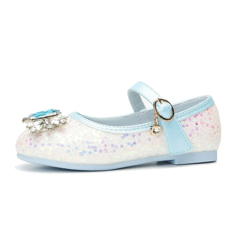 Туфли принцессы для девочек обувь малышей детей Снежная королева 2 Эльза